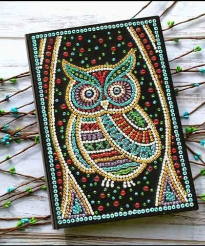 Allure - Gifts & Designs Diamond Painting Accessories Diamond Painting Notebook - Owl