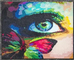 Allure - Gifts & Designs Diamond Paintings Abstract Eye - 50cm x 50cm