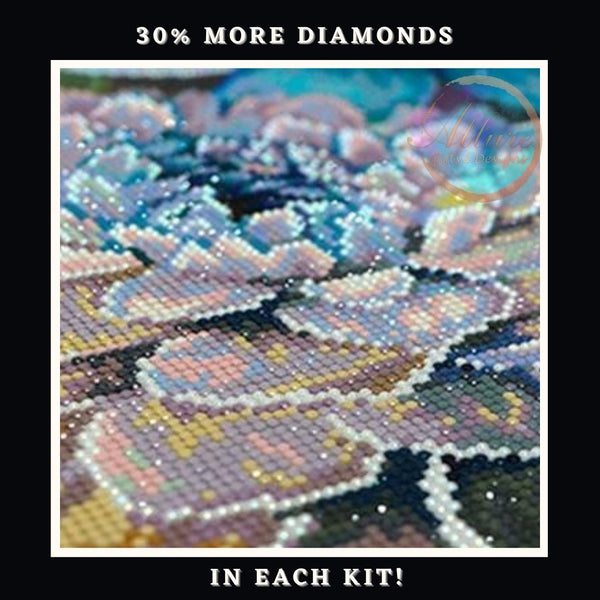 Allure - Gifts & Designs Diamond Paintings Cheshire Cat Diamond Painting Kit - 40cm x 50cm