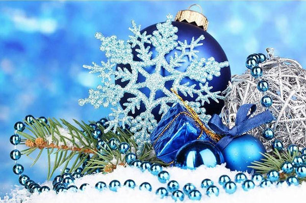 Allure - Gifts & Designs Diamond Paintings Christmas Snowflake Diamond Painting Kit - 30cm x 40cm