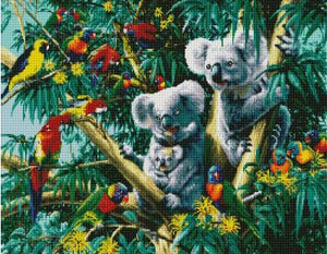 Allure - Gifts & Designs Diamond Paintings Koala Paradise - 70cm x 55cm Square Drill