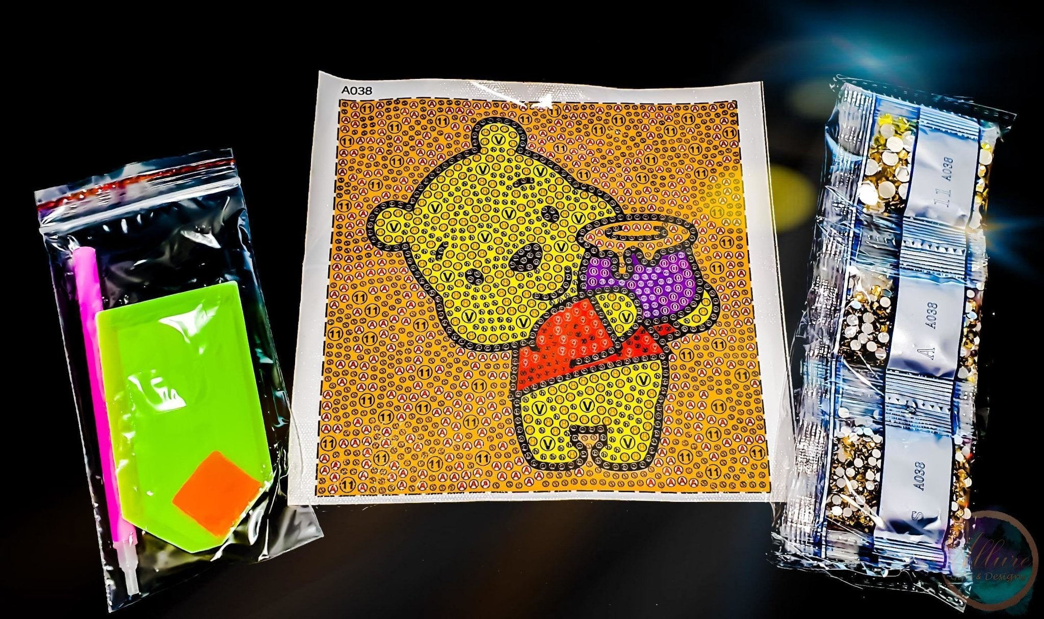 Allure - Gifts & Designs Diamond Paintings Pooh Bear - Kids Diamond Painting