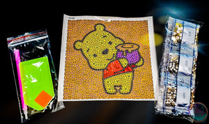 Allure - Gifts & Designs Diamond Paintings Pooh Bear - Kids Diamond Painting
