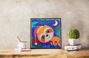 Allure - Gifts & Designs Diamond Paintings Santa Sloth - Kids Diamond Painting