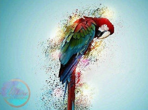 Allure - Gifts & Designs Diamond Paintings Watercolour Parrot Diamond Painting Kit - 40cm x 50cm
