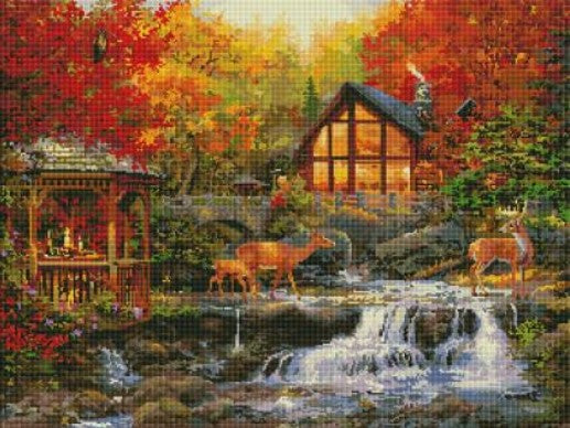 Allure - Gifts & Designs Diamond Paintings Woodlands - 75cm x 50cm Square Drill