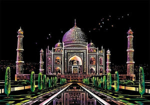 Allure - Gifts & Designs Scratch Paintings Taj Mahal Scratch Painting Kit